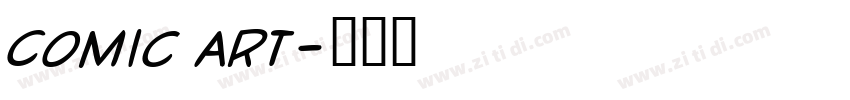 Comic Art字体转换
